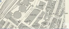 Layout of Queens Road Gasworks c1956